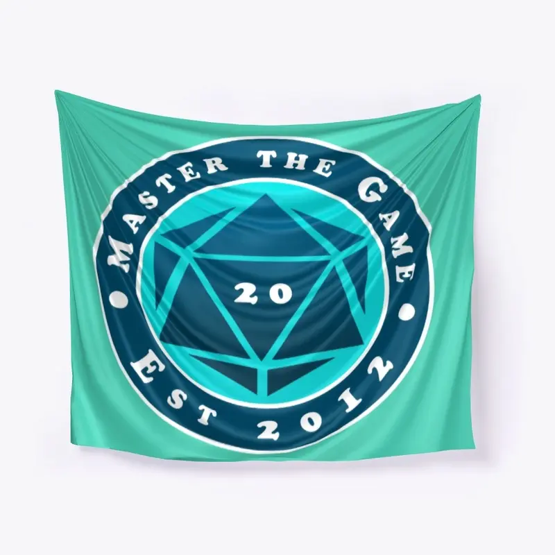 Master The Game Logo Dark Blue d20