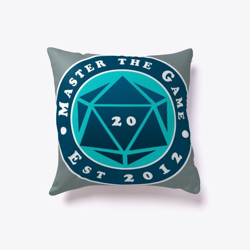 Master The Game Logo Dark Blue d20