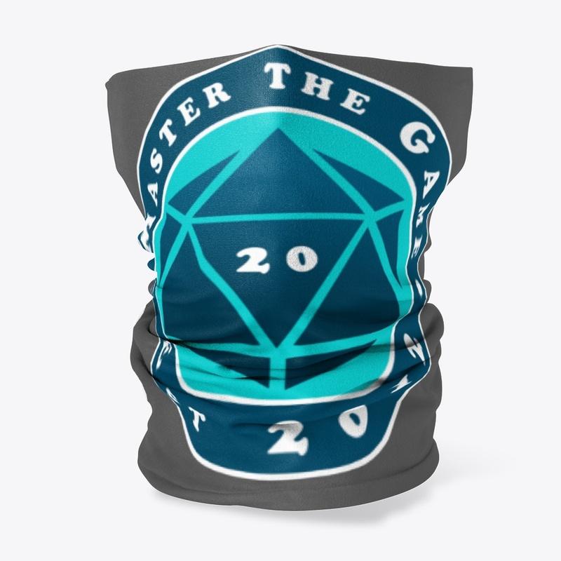 Master The Game Logo Dark Blue d20